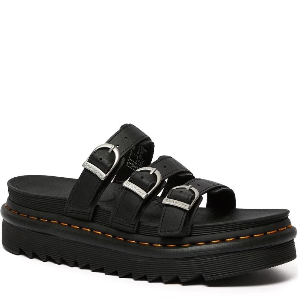 Dr Marten Blaire Leather Slide Sandals